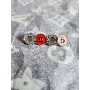 Silver Red and Pink pretty Brooch